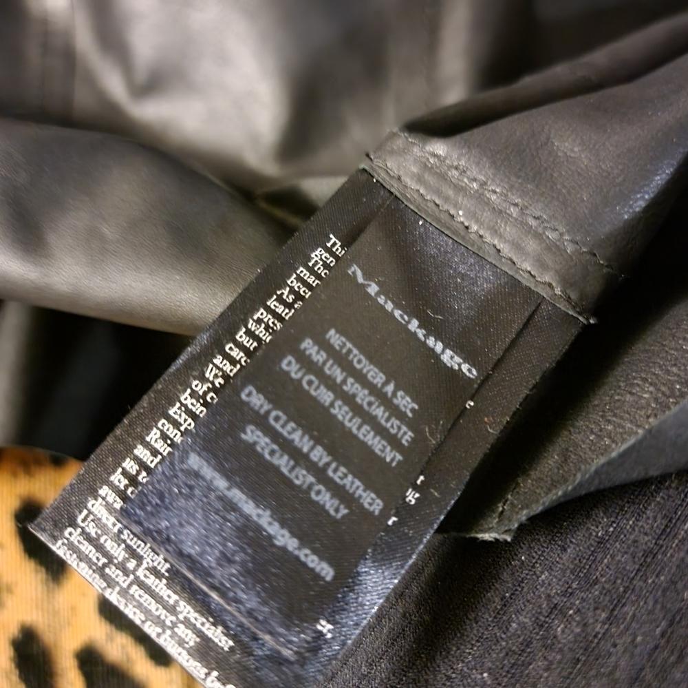 Mackage leather jacket - Picture 8 of 8